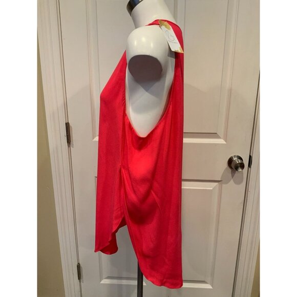 3.1 Phillip Lim Dark, Bright Pink Split Side Tank Top, Size 8 (US) - Picture 3 of 6
